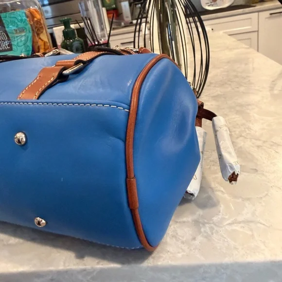 Dooney and Bourke cobalt satchel - Picture 8 of 16